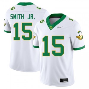 Akili Smith Jr. Oregon Men Replica College Football #15 Jerseys - White
