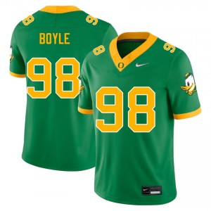 Andrew Boyle Ducks Player #98 College Football Men Jerseys - Green