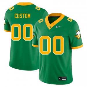 Custom UO College Football Alumni #00 Men Jerseys - Green