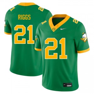 Da'Jaun Riggs Ducks High School College Football #21 Mens Jerseys - Green