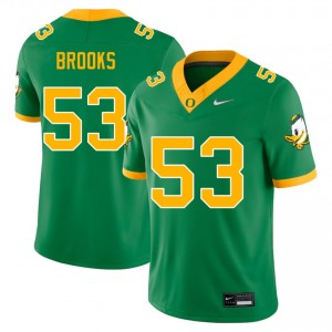 Devin Brooks Oregon University Mens #53 College Football Jerseys - Green