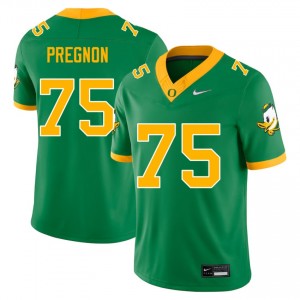 Emmanuel Pregnon UO Men's College Football 2025 #75 Jerseys - Green