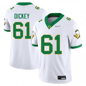 JaJuan Dickey UO Stitched #61 College Football Mens Jerseys - White