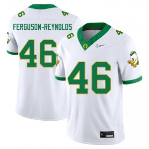 James Ferguson-Reynolds UO #46 College Football High School Mens Jersey - White