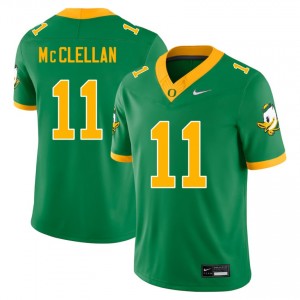 Jeremiah McClellan Oregon Ducks Men's #11 College Football NCAA Jersey - Green