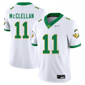Jeremiah McClellan The Ducks Limited #11 Men's College Football Jersey - White
