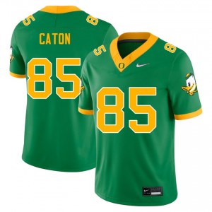 Kade Caton Oregon Ducks University Men #85 College Football Jersey - Green