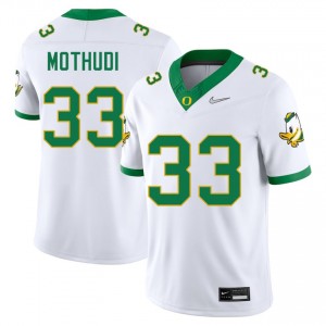 Kamar Mothudi Oregon #33 College Football Limited Men Jerseys - White