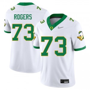 Kawika Rogers University of Oregon Limited #73 Men's College Football Jersey - White