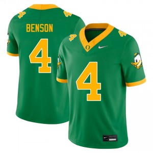 Malik Benson Oregon Ducks #4 Mens 2025-26 College Football Jersey - Green