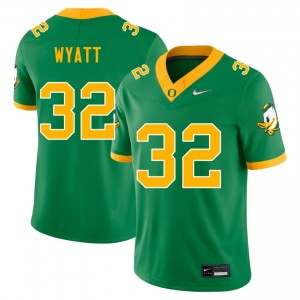Nasir Wyatt Oregon Replica #32 College Football Men's Jersey - Green