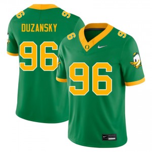 Nick Duzansky The Ducks #96 College Football Men's Game Jersey - Green