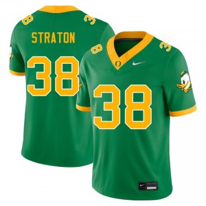 Will Straton Ducks Player College Football #38 Men's Jerseys - Green