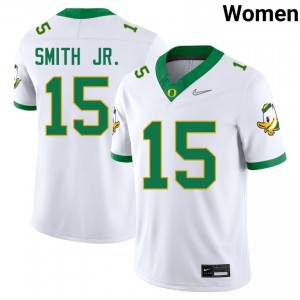 Akili Smith Jr. Oregon Limited #15 Women College Football Jerseys - White
