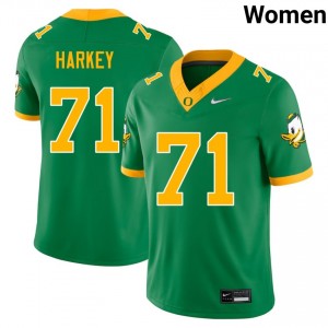 Alex Harkey UO #71 2025 College Football Womens Jerseys - Green