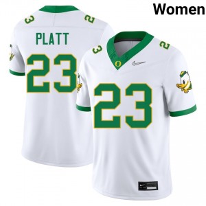 Brayden Platt UO Women's #23 Player College Football Jerseys - White