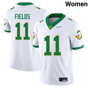 Dakoda Fields Oregon College Football Women #11 2025-26 Jerseys - White