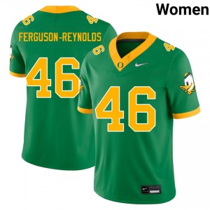 James Ferguson-Reynolds Oregon #46 College Football Womens Alumni Jersey - Green