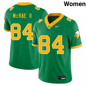 Jovon McRae II The Ducks #84 Women's High School College Football Jerseys - Green
