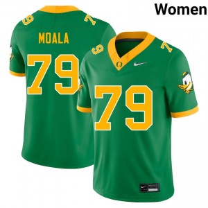 Lipe Moala Oregon College Football Women Limited #79 Jersey - Green