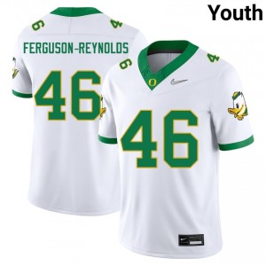 James Ferguson-Reynolds University of Oregon College Football #46 Alumni Youth Jersey - White