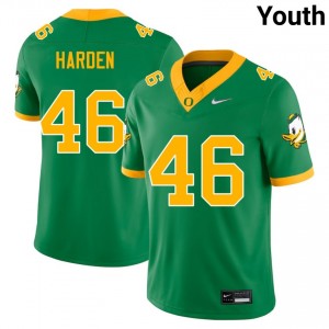Jay Harden Oregon Ducks College Football NCAA Youth #46 Jersey - Green