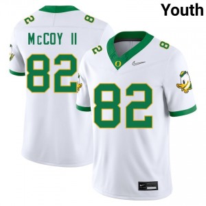 Nathan McCoy II Oregon Ducks Youth College Football #82 High School Jerseys - White