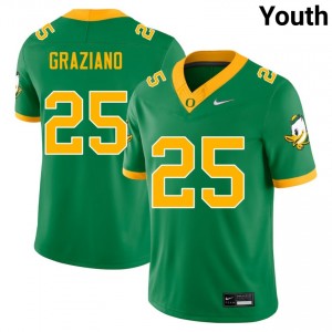 Rocco Graziano Oregon Ducks Youth College Football Alumni #25 Jersey - Green
