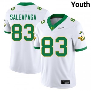 Roger Saleapaga Ducks #83 Youth College Football Alumni Jerseys - White