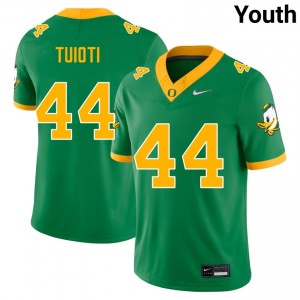 Teitum Tuioti Oregon Ducks College Football Youth #44 Player Jerseys - Green