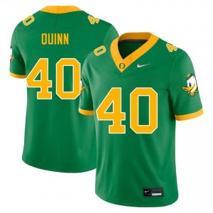 Zander Quinn The Ducks Men's #40 Official College Football Jersey - Green